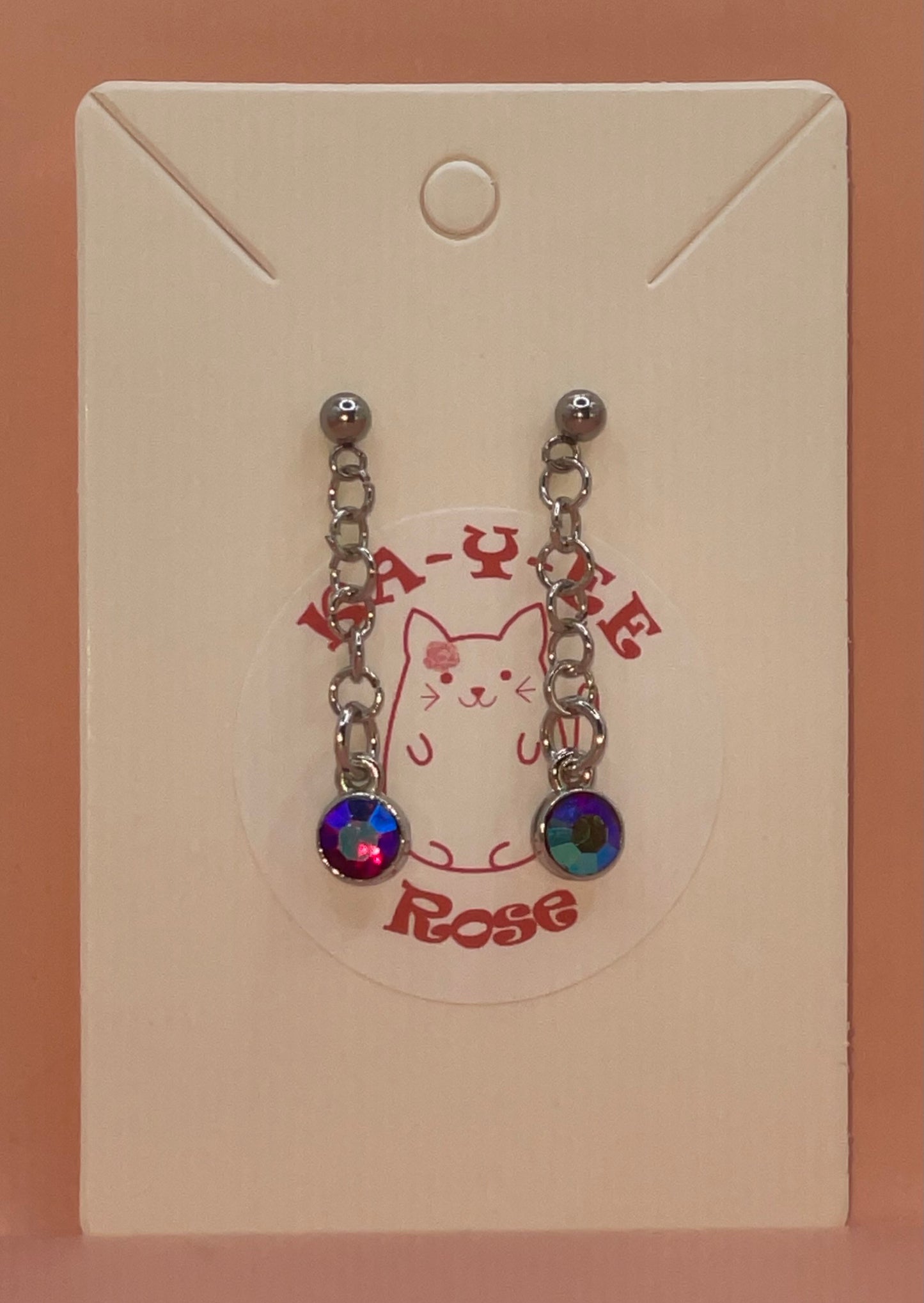 Bezel Set Gem Dangle