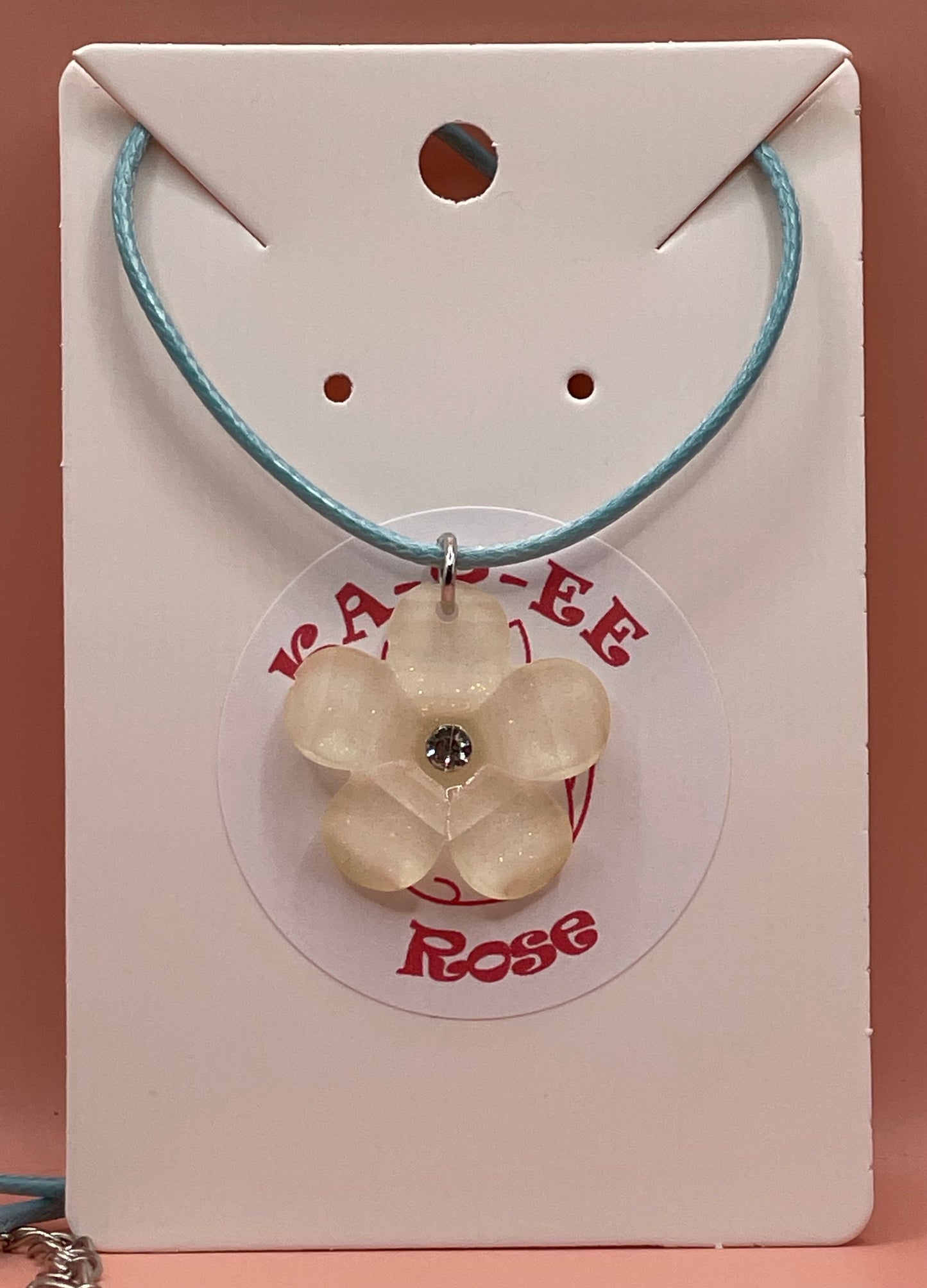 Resin Flower Necklace
