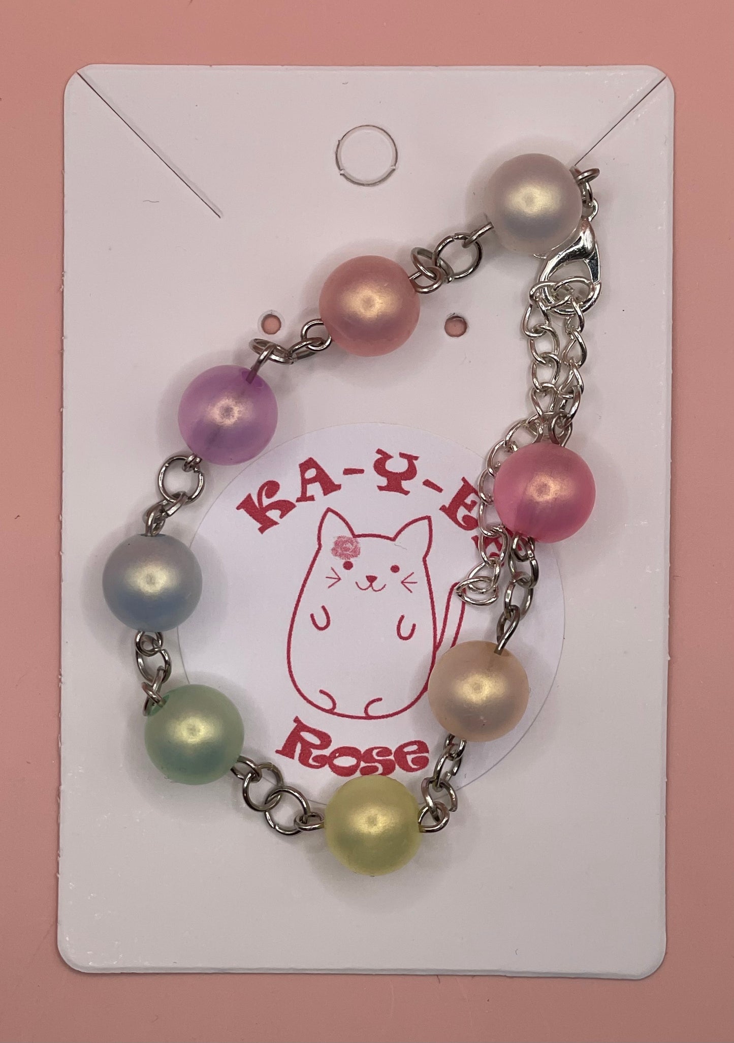 Rainbow Pearl Bracelet