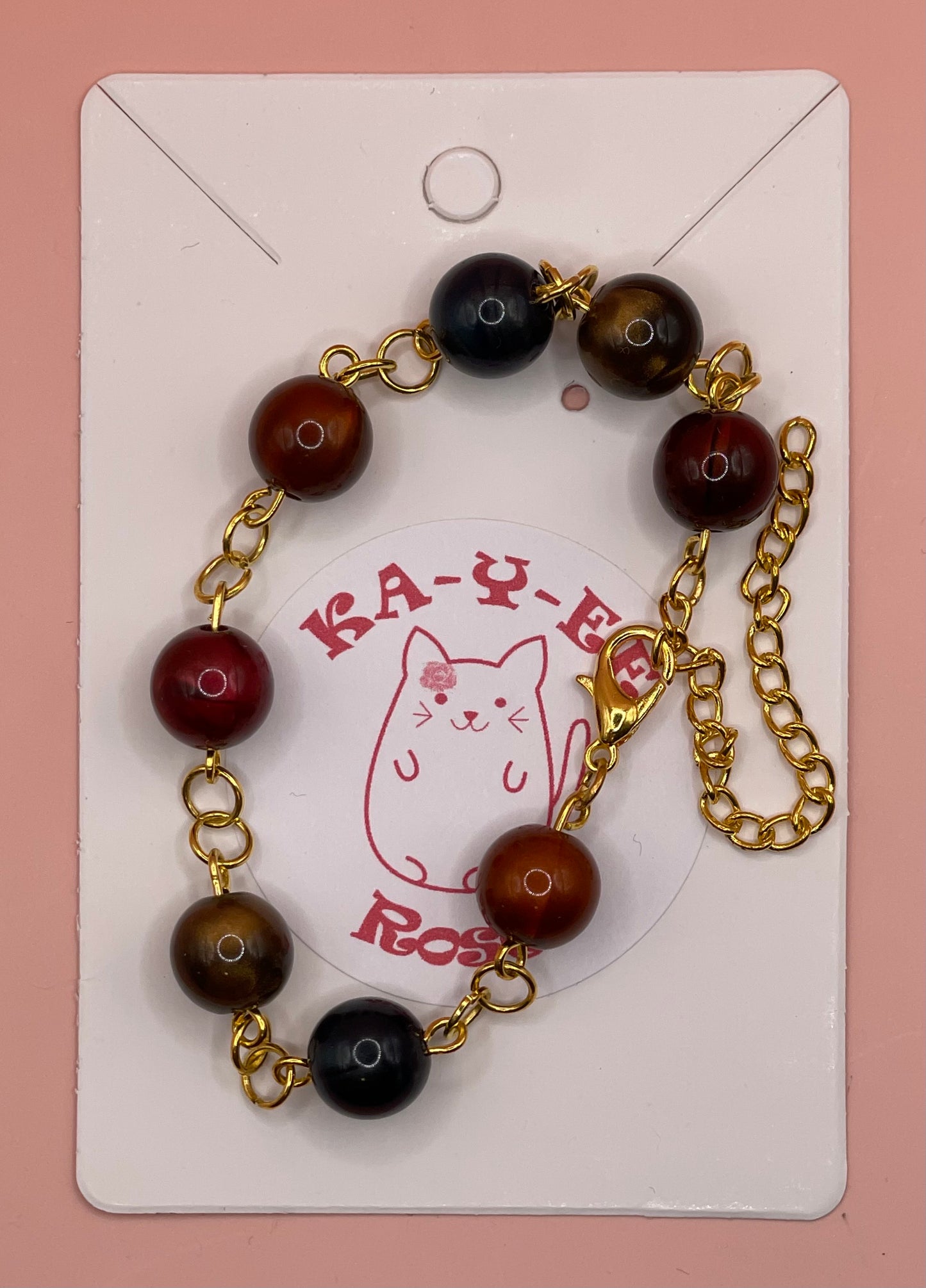 Rich Tone Pearl Beaded Bracelet