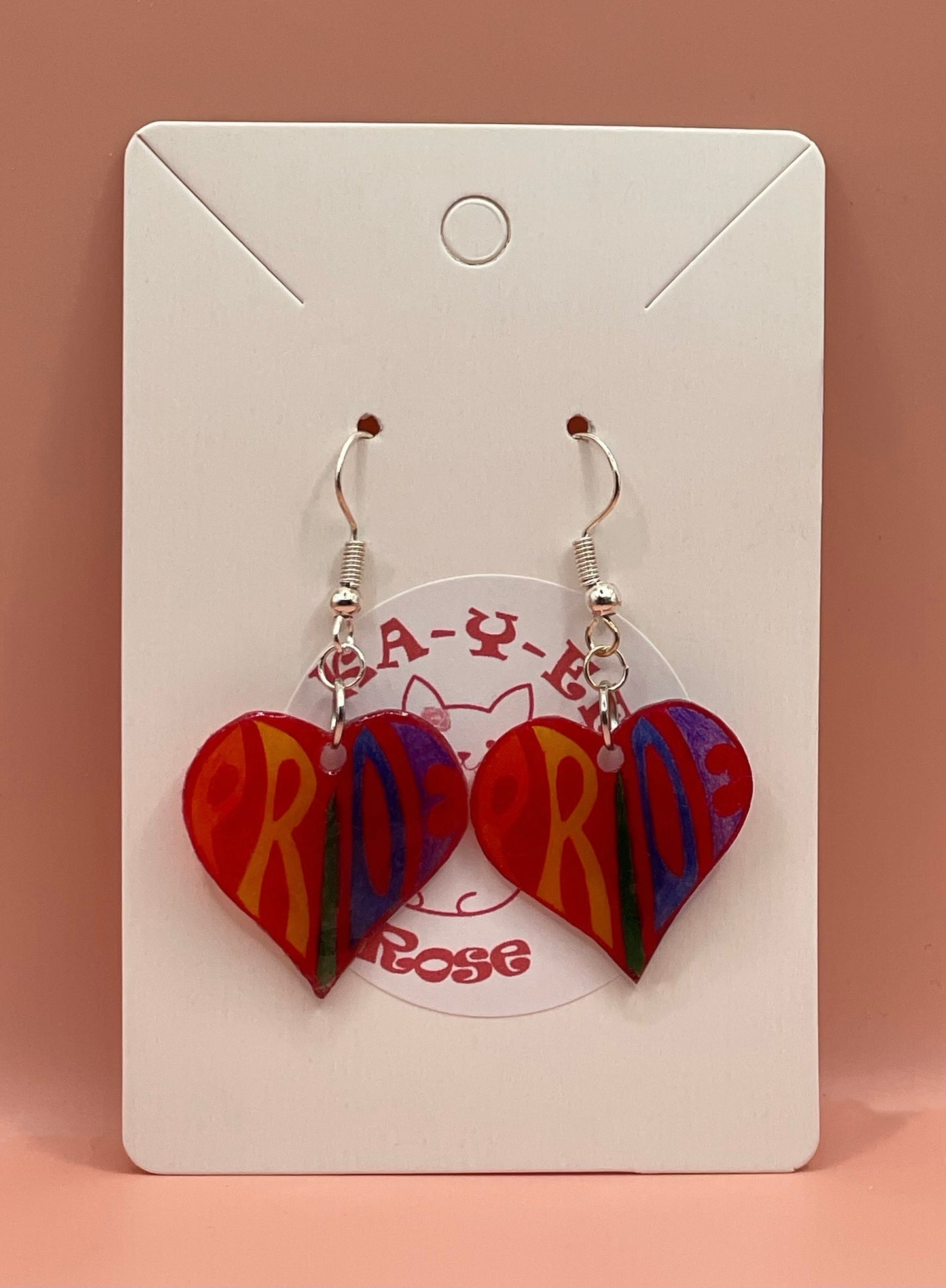 PRIDE Heart Earrings