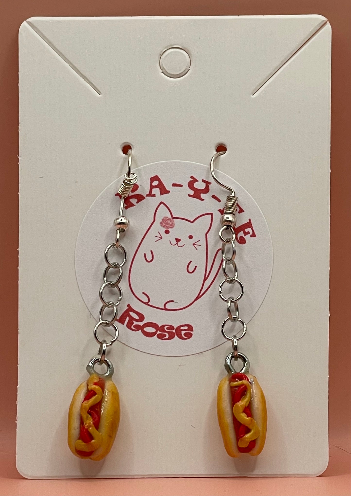 Hot Dog Earrings