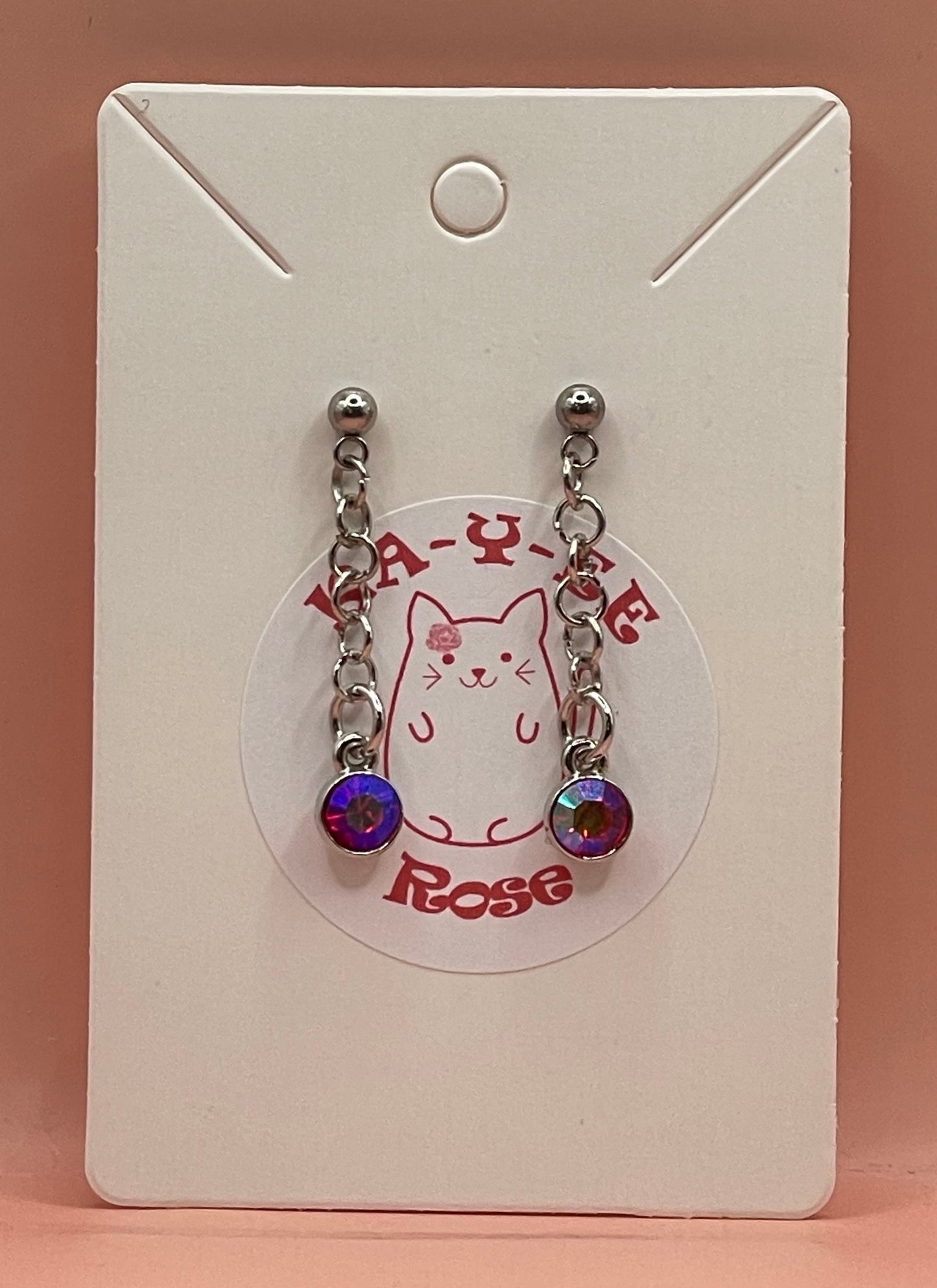 Bezel Set Gem Dangle