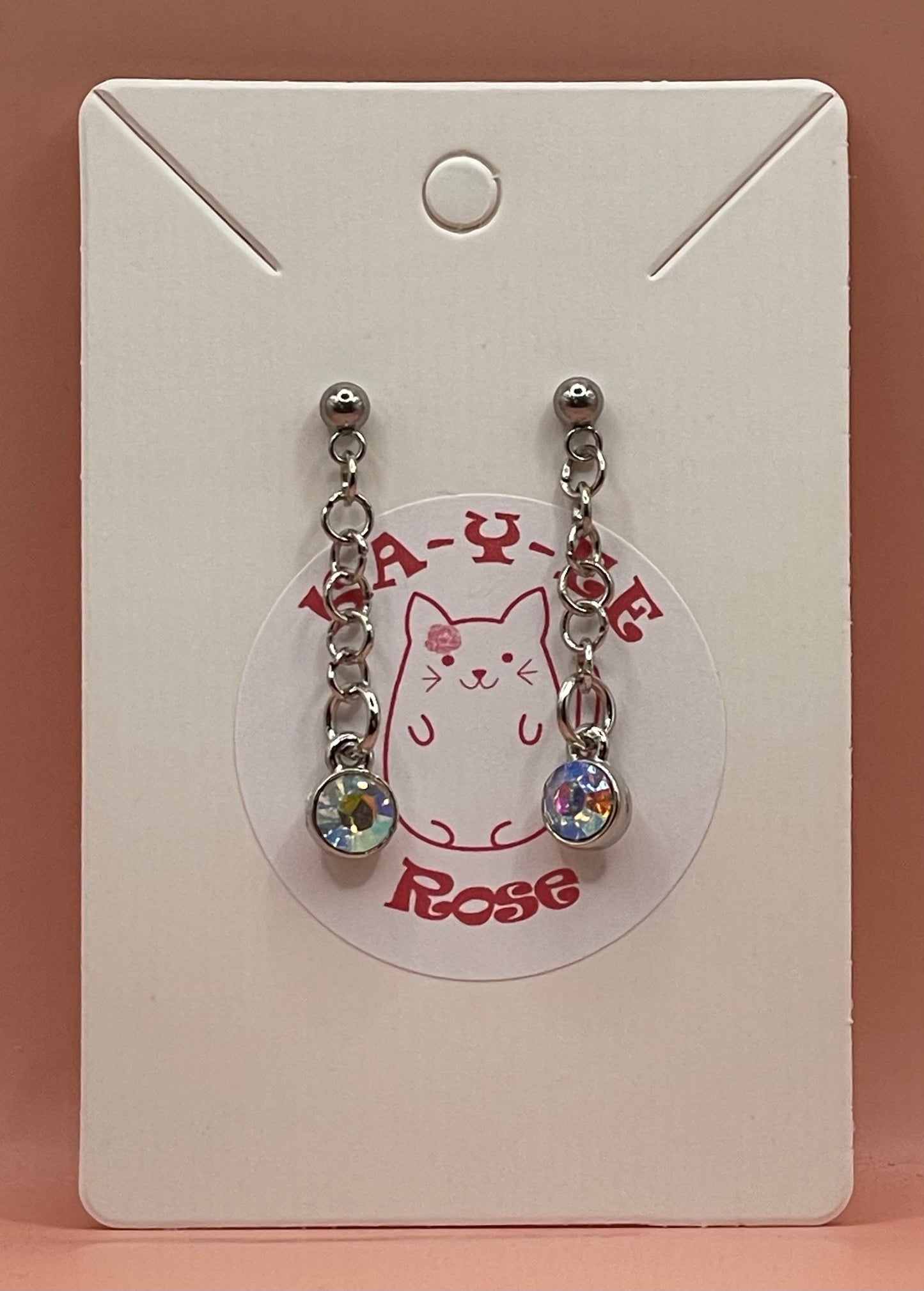 Bezel Set Gem Dangle