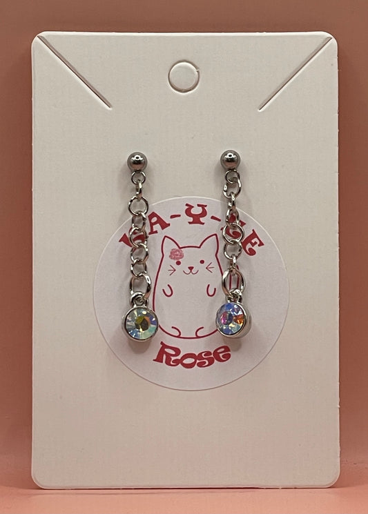 Bezel Set Gem Dangle