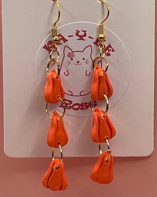 Slim Pumpkin Earrings