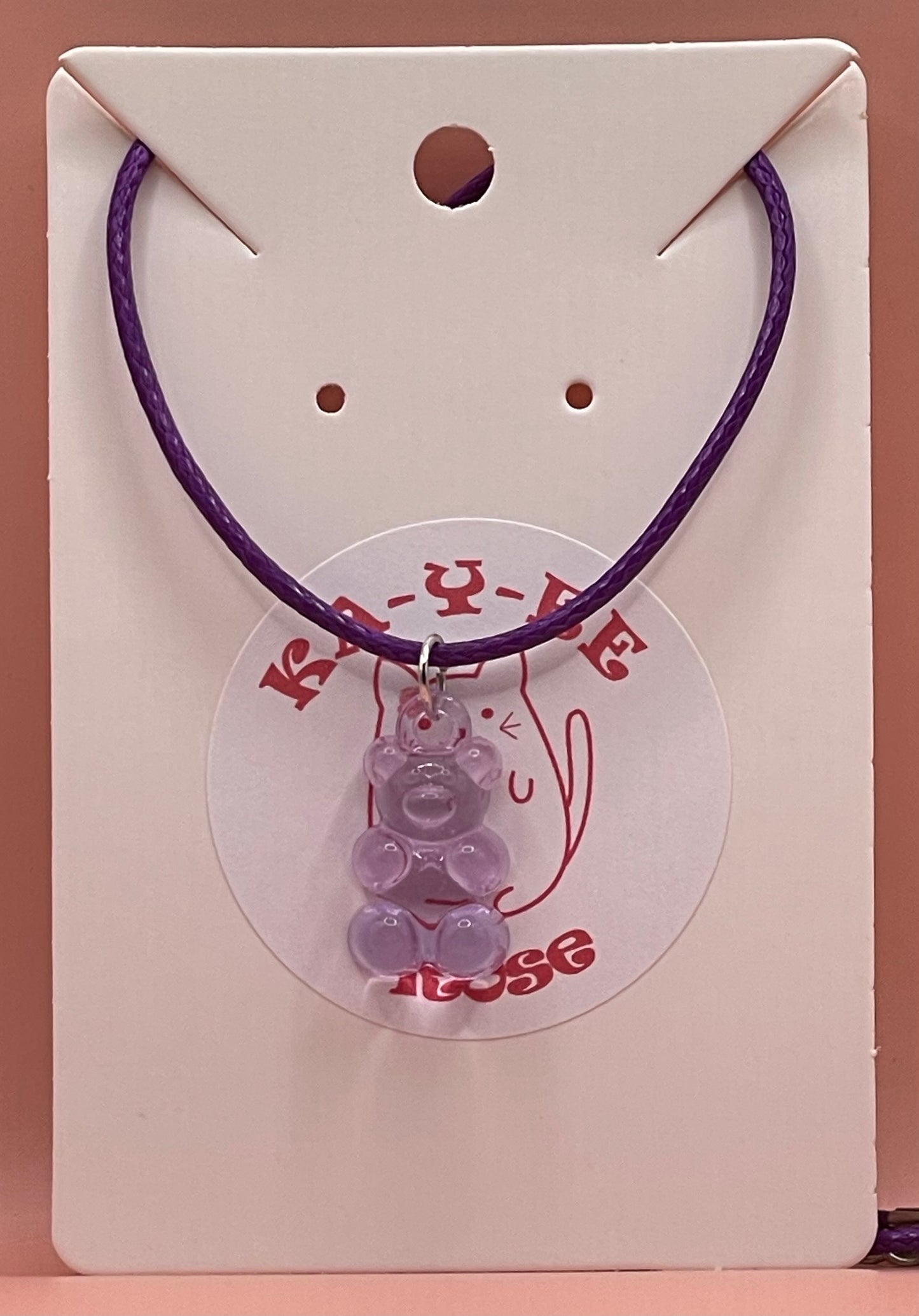 Y2K Gummy Bear Necklace