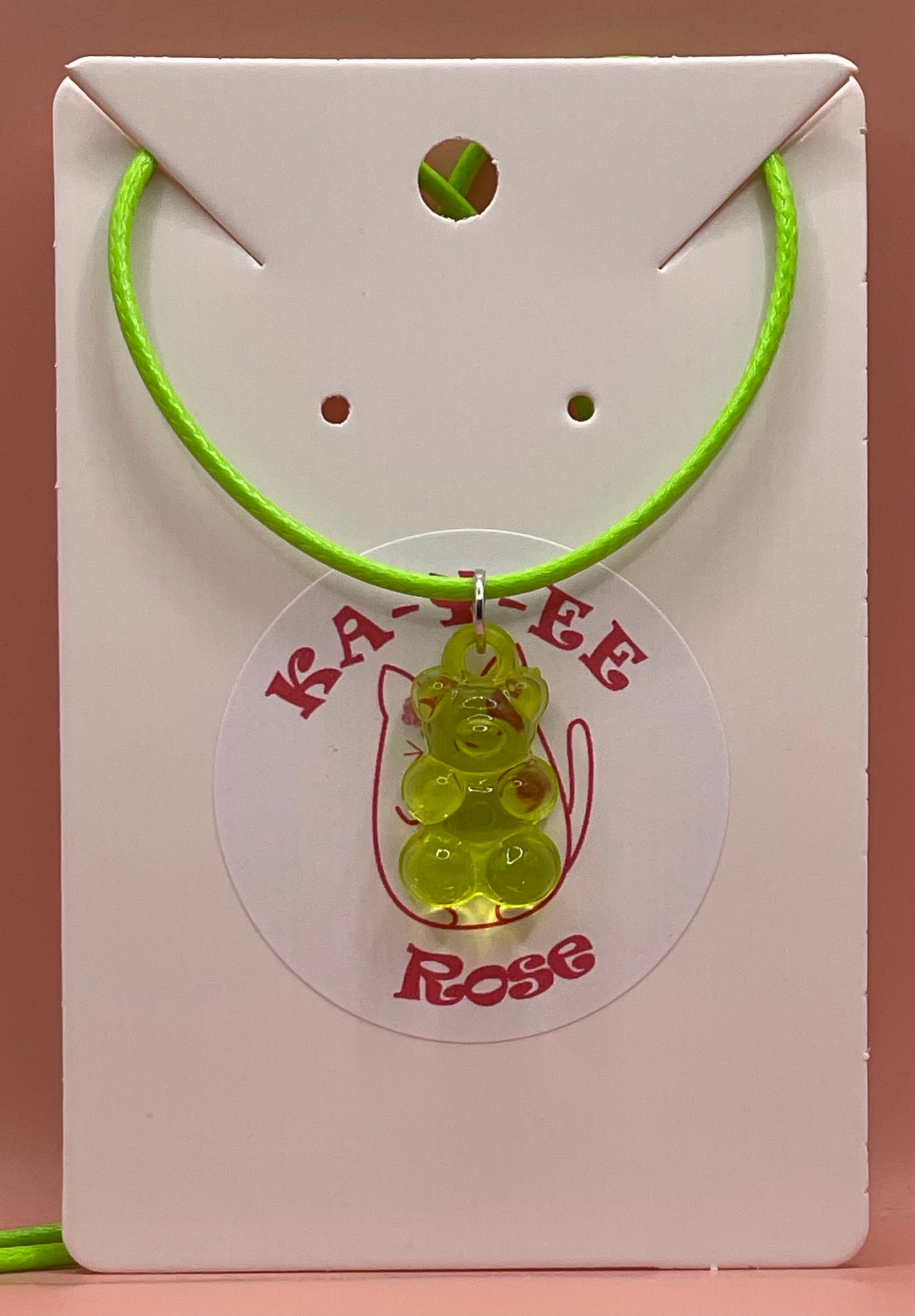 Y2K Gummy Bear Necklace