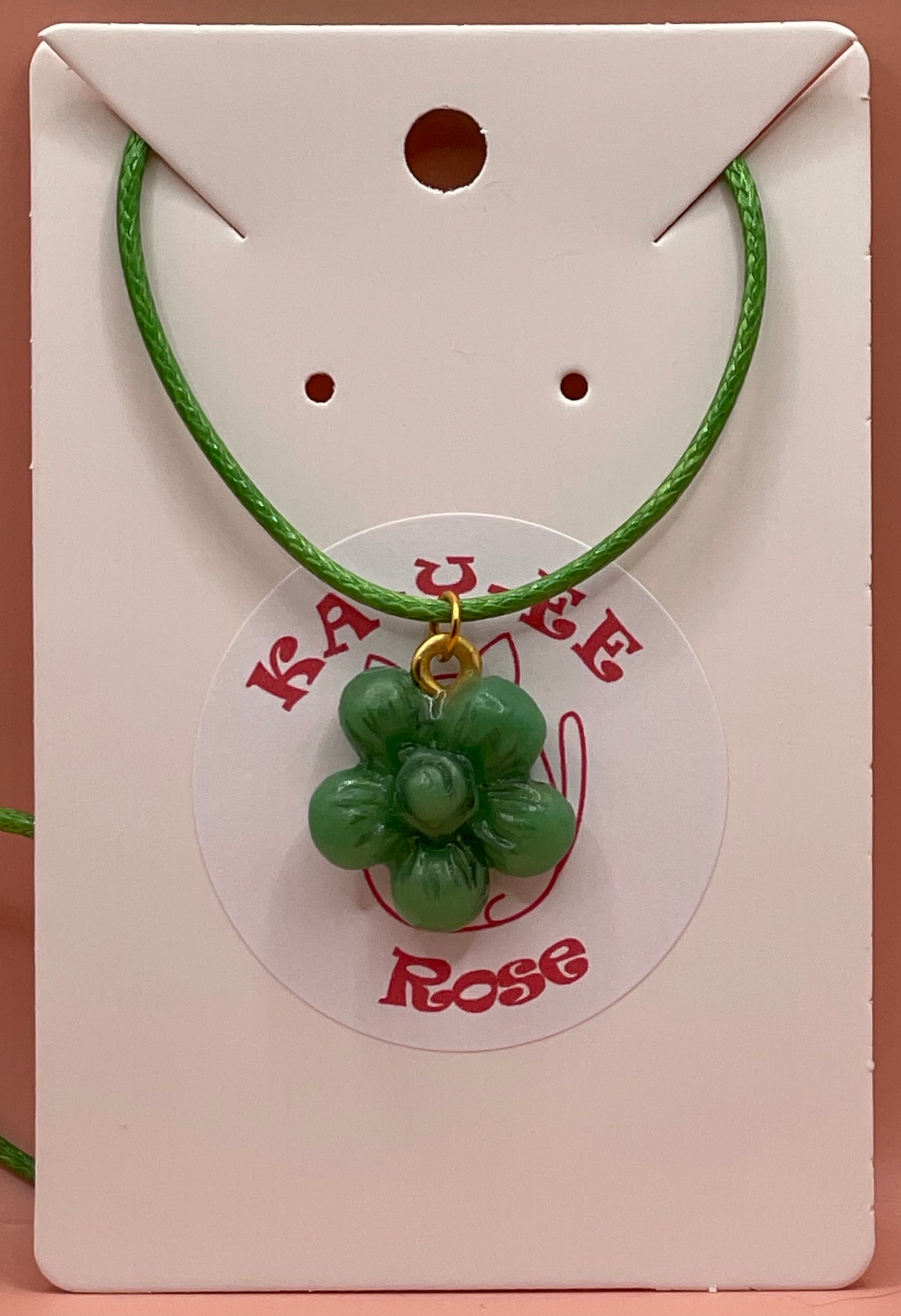 Clay Flower Necklace