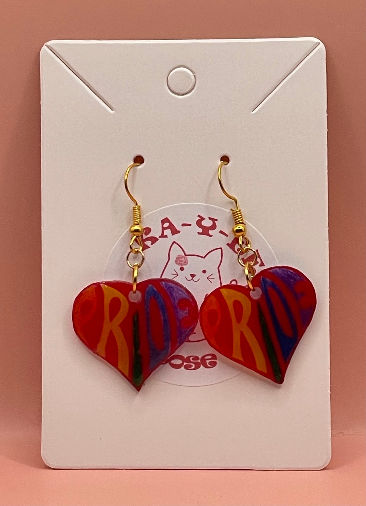 PRIDE Heart Earrings