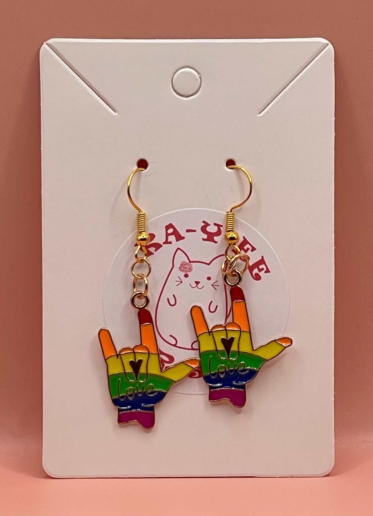 Enamel PRIDE Earrings