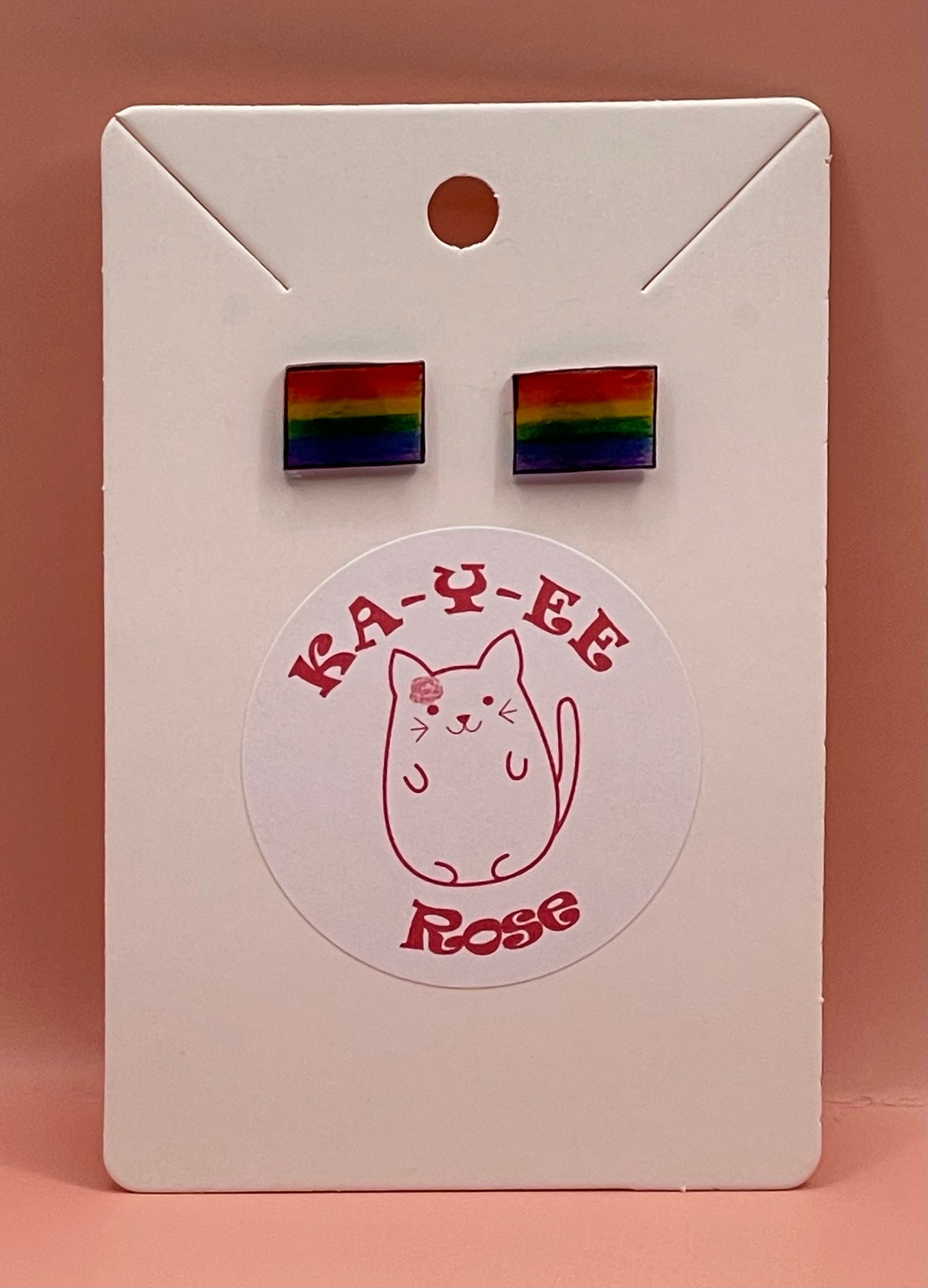 Pride Flag Studs