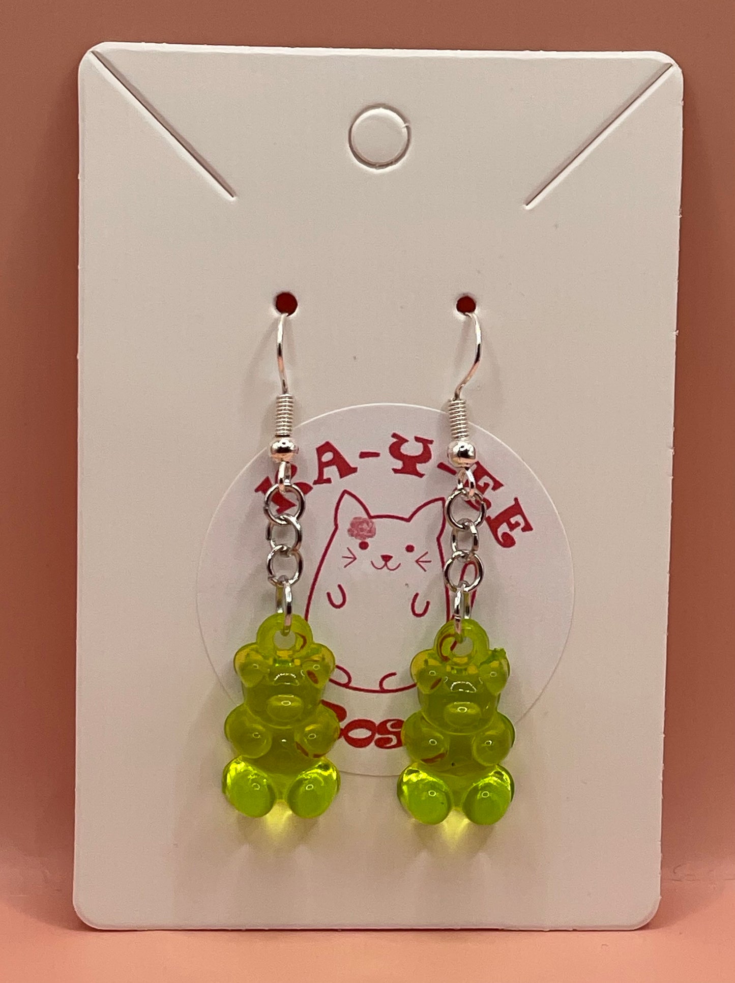 Y2K Gummy Bear Earrings