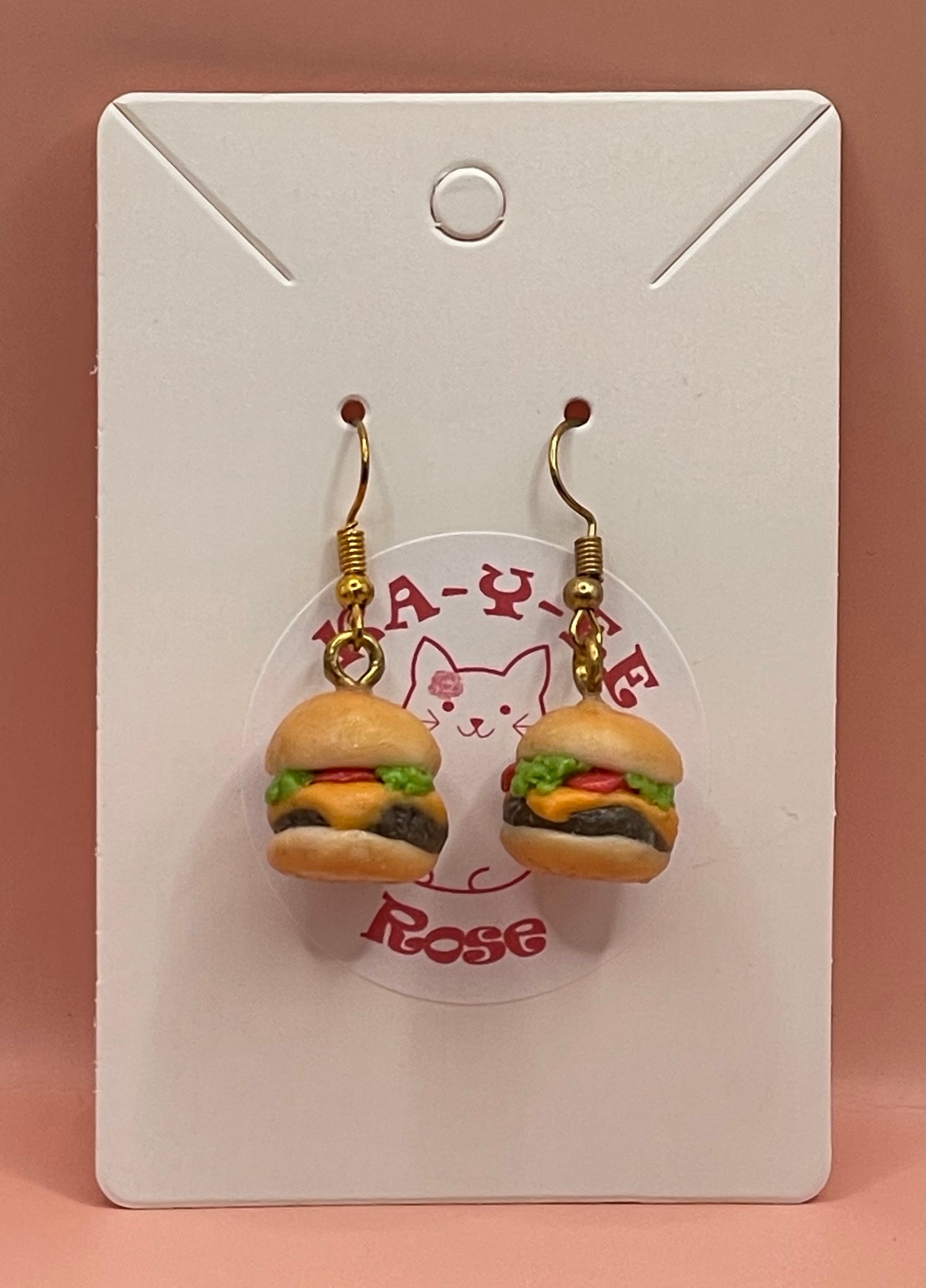 Cheese Burger Earrings