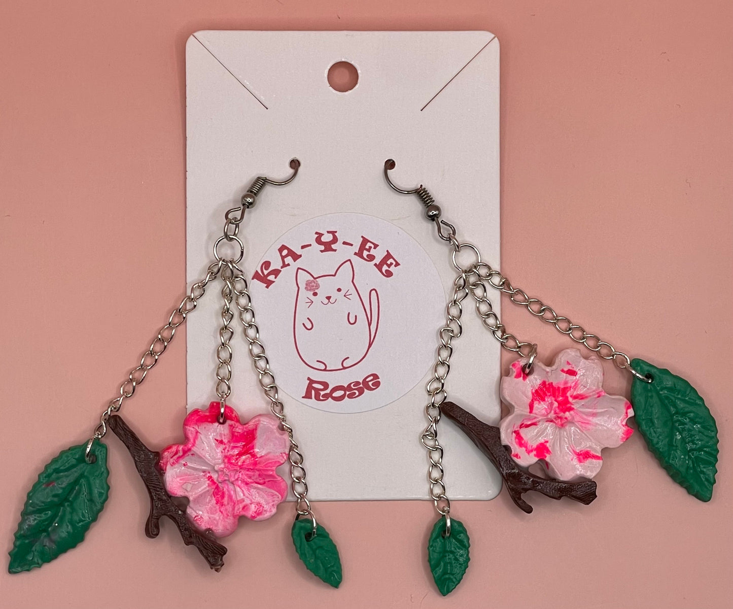 Cherry Blossom Branch Earrings