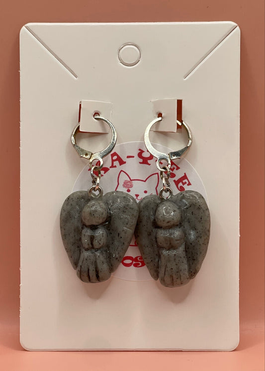 Grey Granite Stone Angel