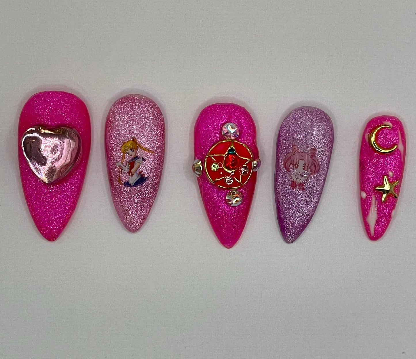 Scout Medium Stiletto Press On Nails