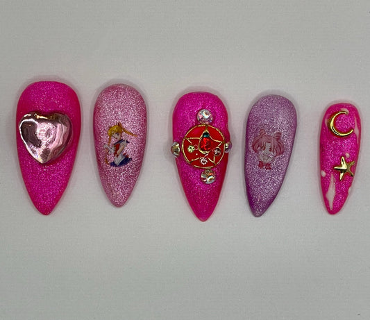 Scout Medium Stiletto Press On Nails