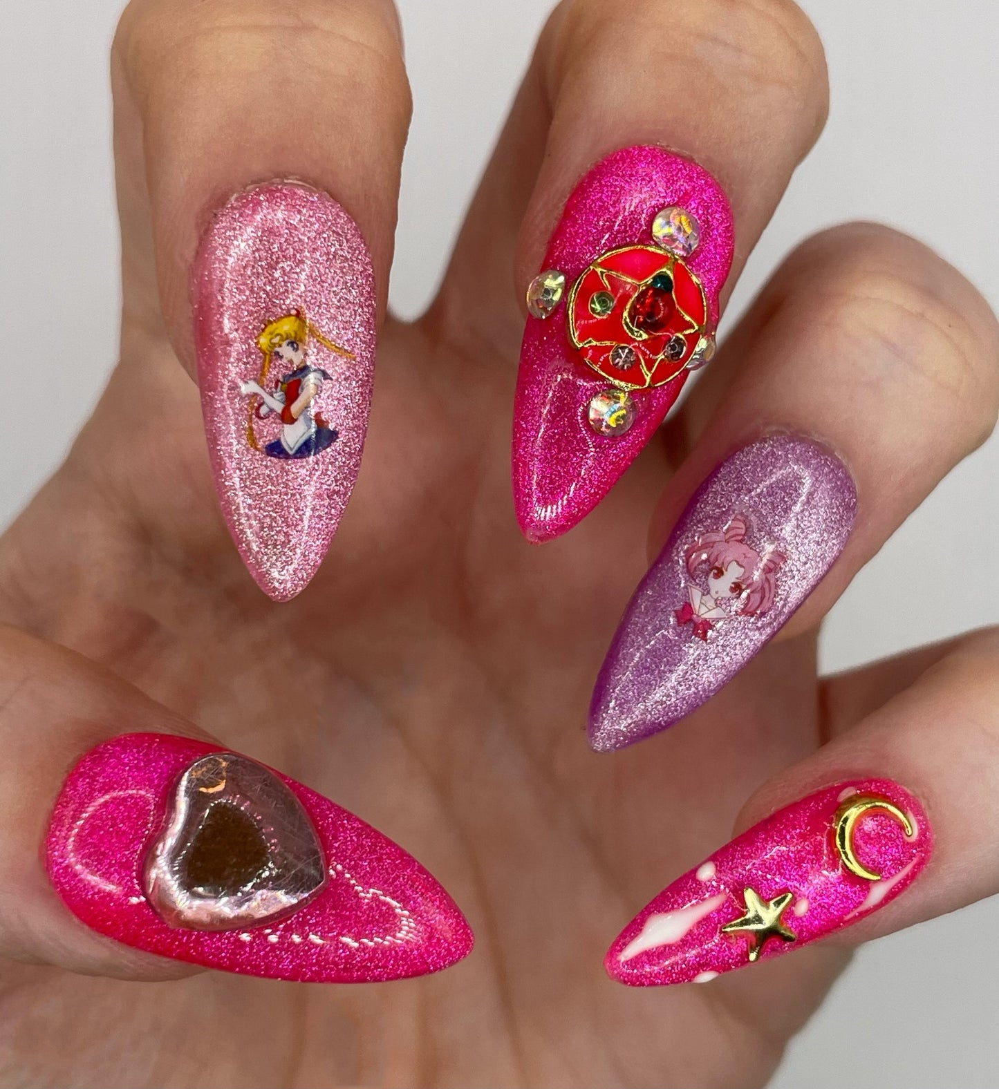 Scout Medium Stiletto Press On Nails