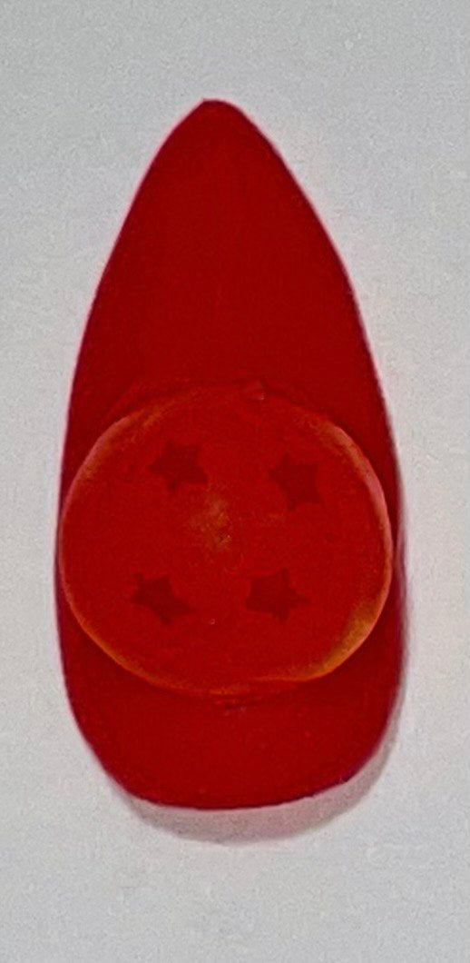 Saiyan Medium Stiletto Press On Nails