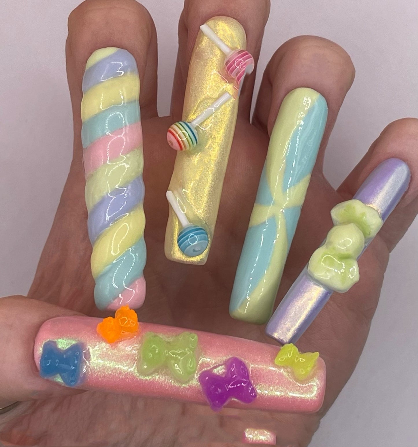 Sweetland 3XL Tapered Square Press On Nails