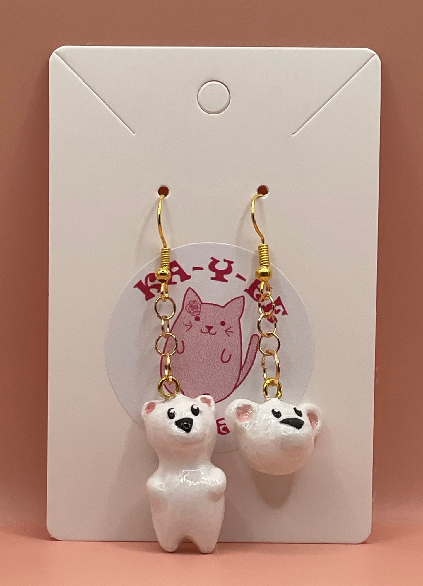 Polar Bear Earrings